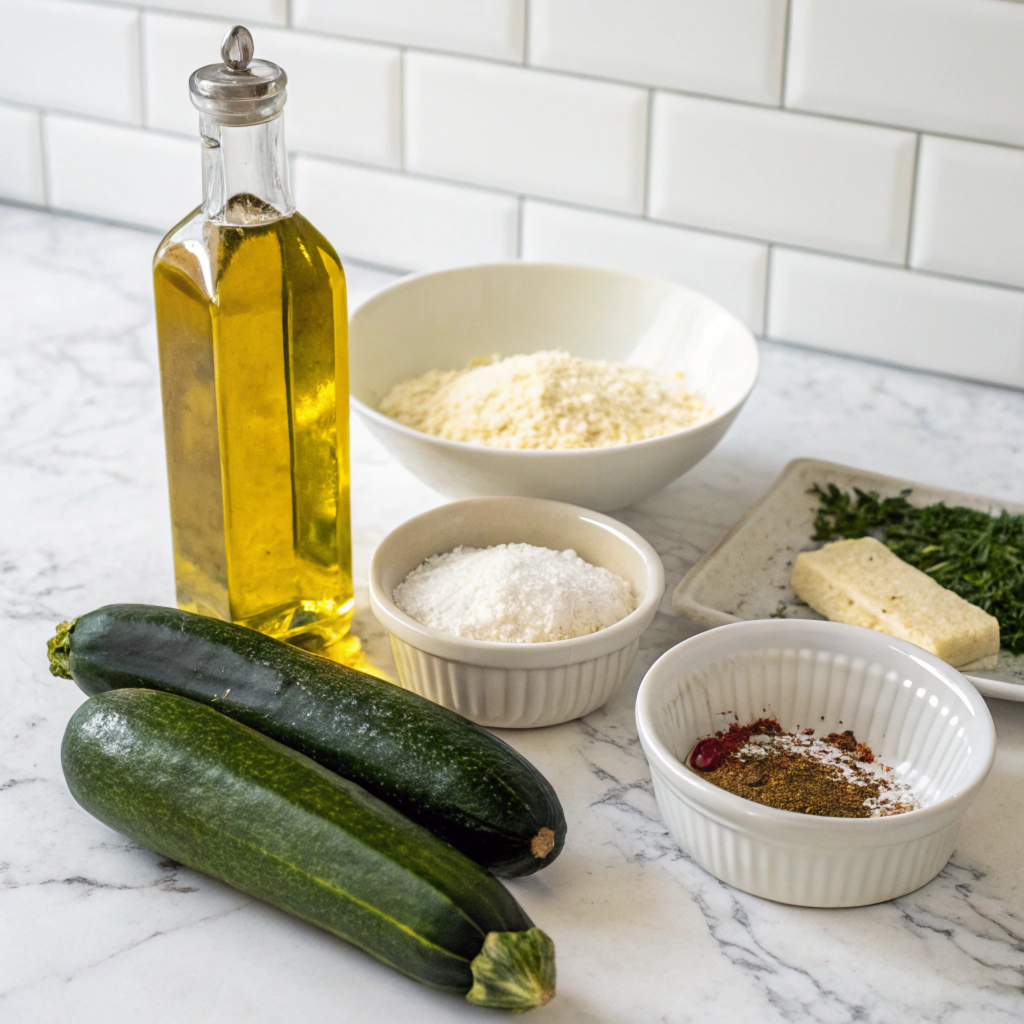 ingredient Air Fryer Zucchini Chips - easy delish food