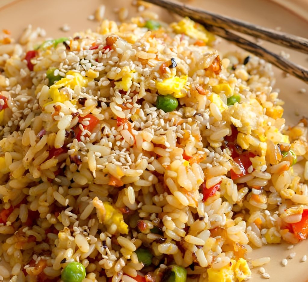 Blackstone Chicken Fried Rice - easydelishfood