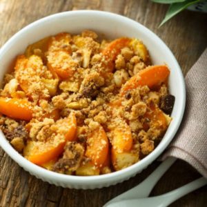 Peach Crumble Recipe - easydelishfood