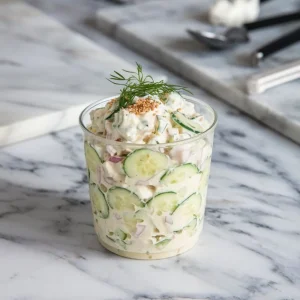 tiktok Cucumber Salad -easydelishfood