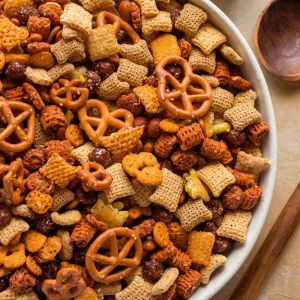 Chex Mix Recipe Oven -easydelishfood